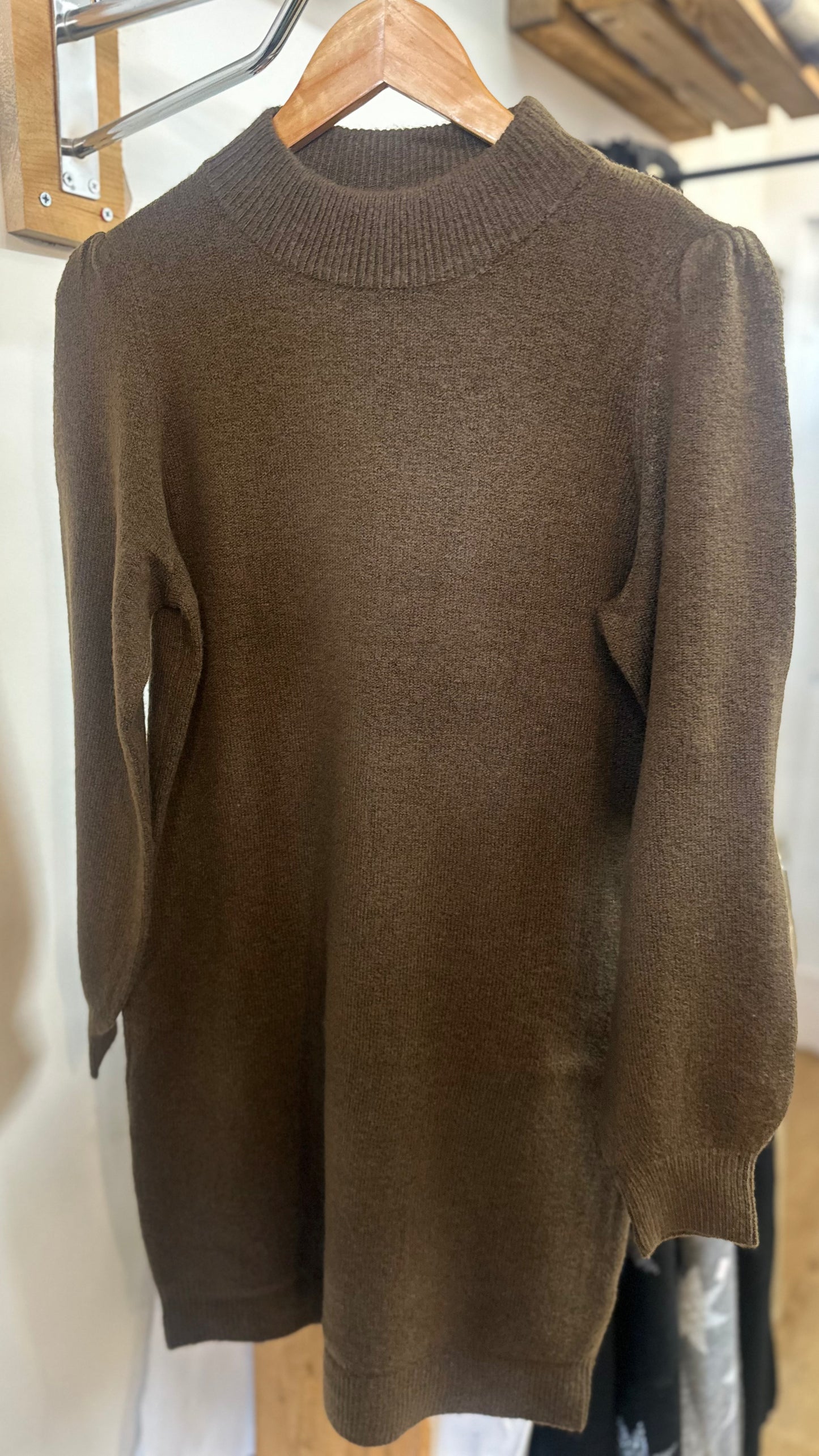 Jumper Dress - Brown Colour