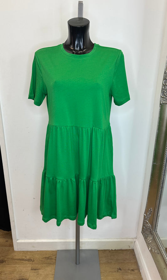 Green cotton dress