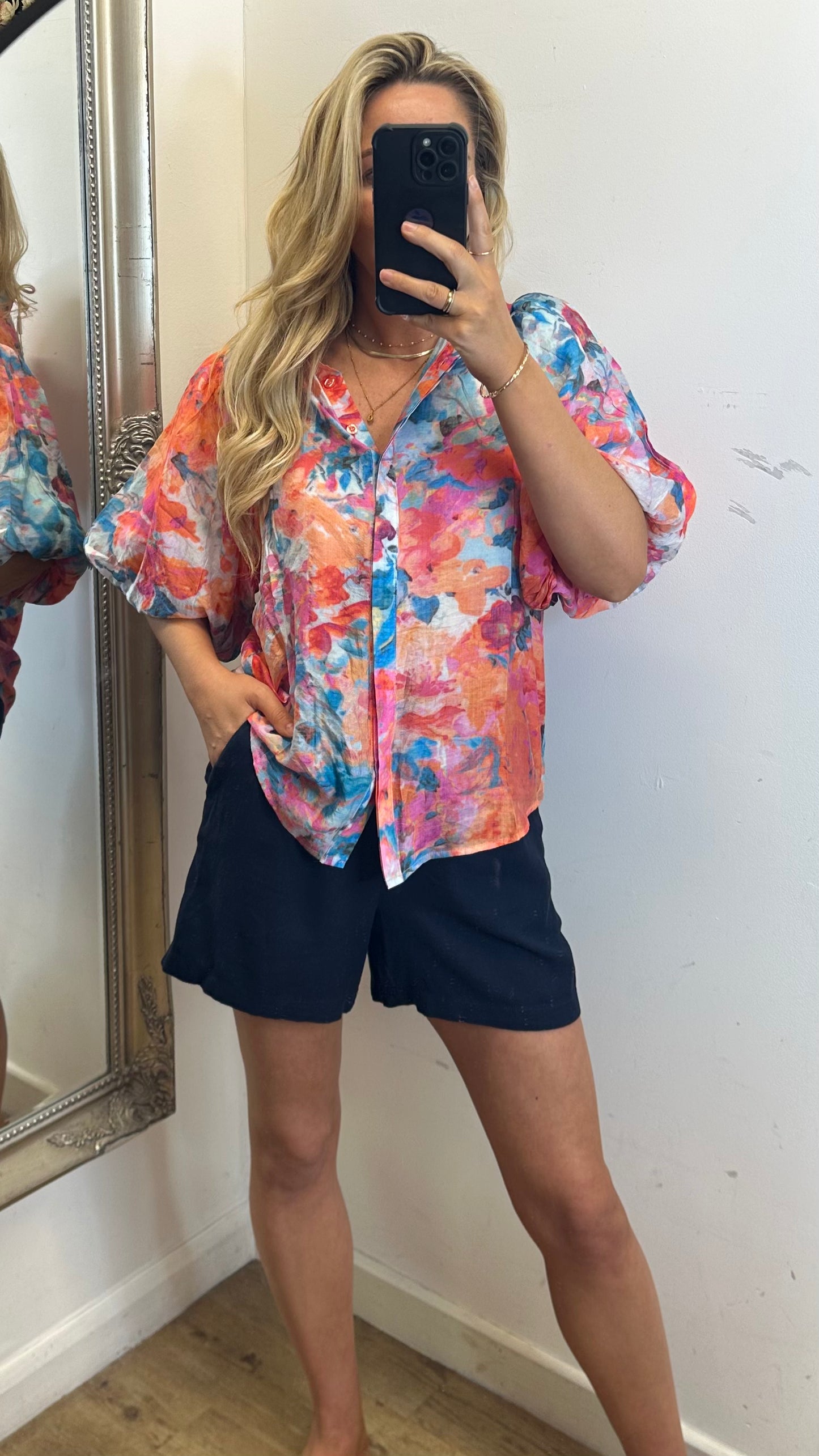 Floral Print Blouse