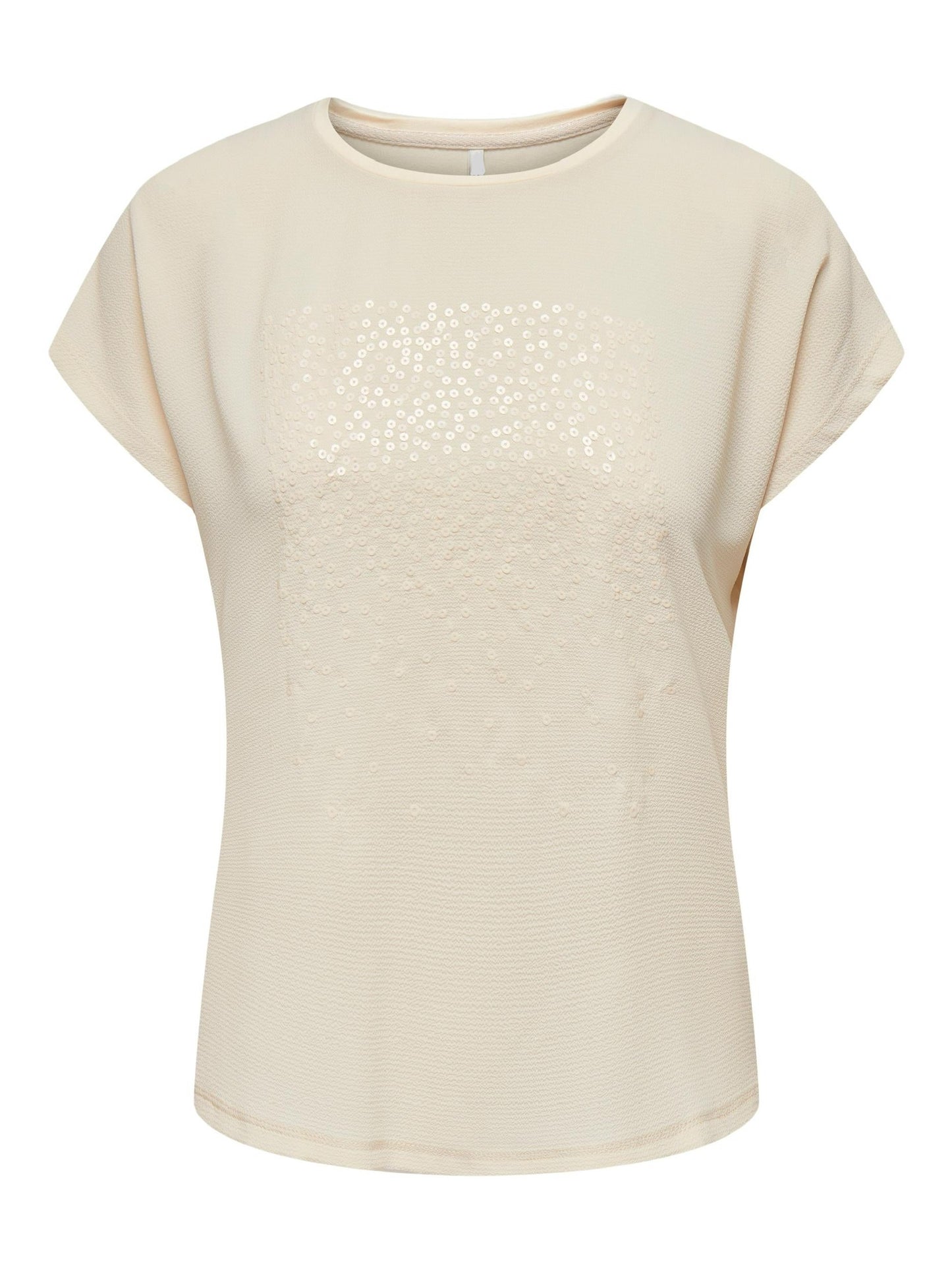 Champagne Sequin Square Top