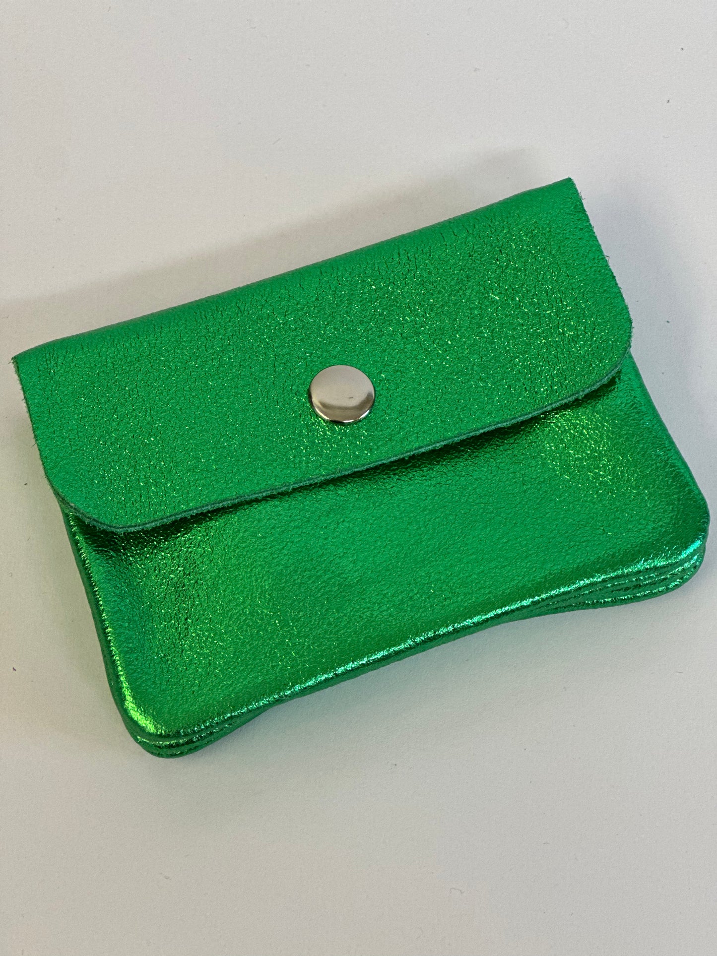 Metallic leather coin purses - Variety of colours