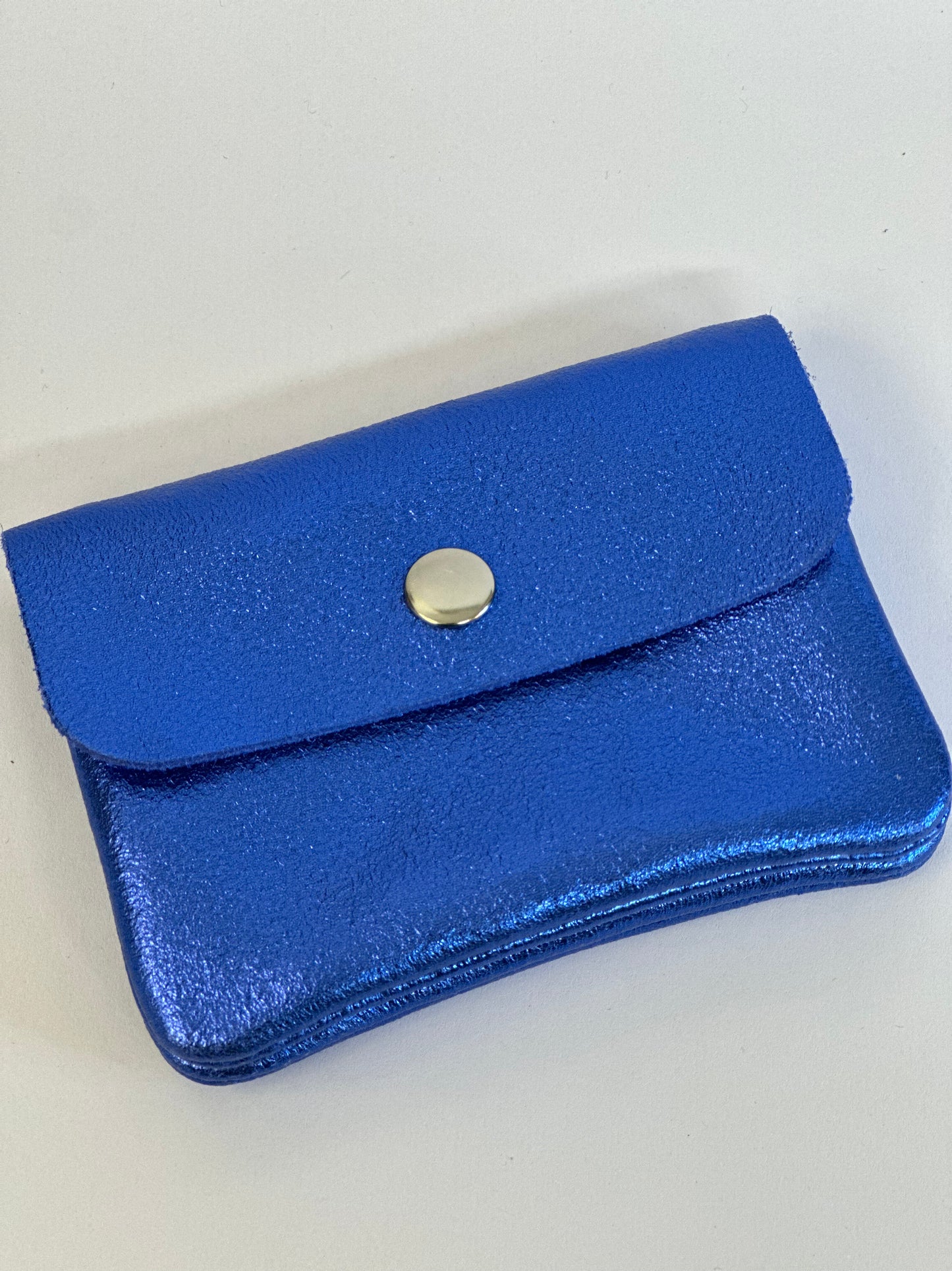 Metallic leather coin purses - Variety of colours