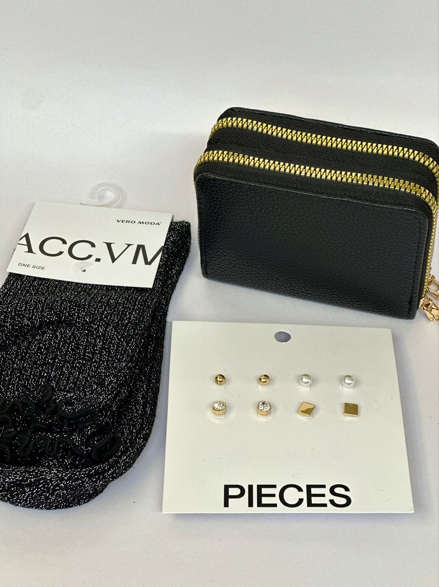 Black Glitter Sock Set