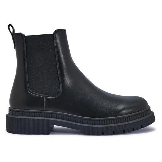 Black ankle boots