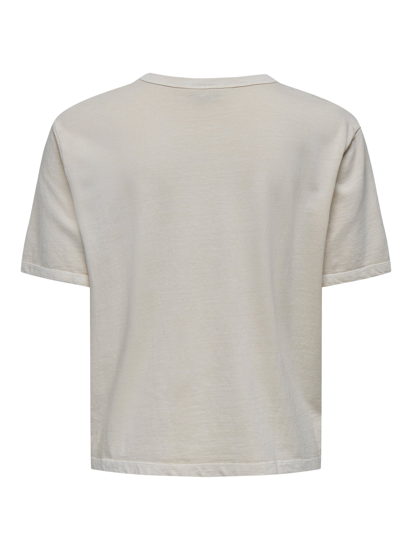 Beige T-shirt - Love Wild Slogo