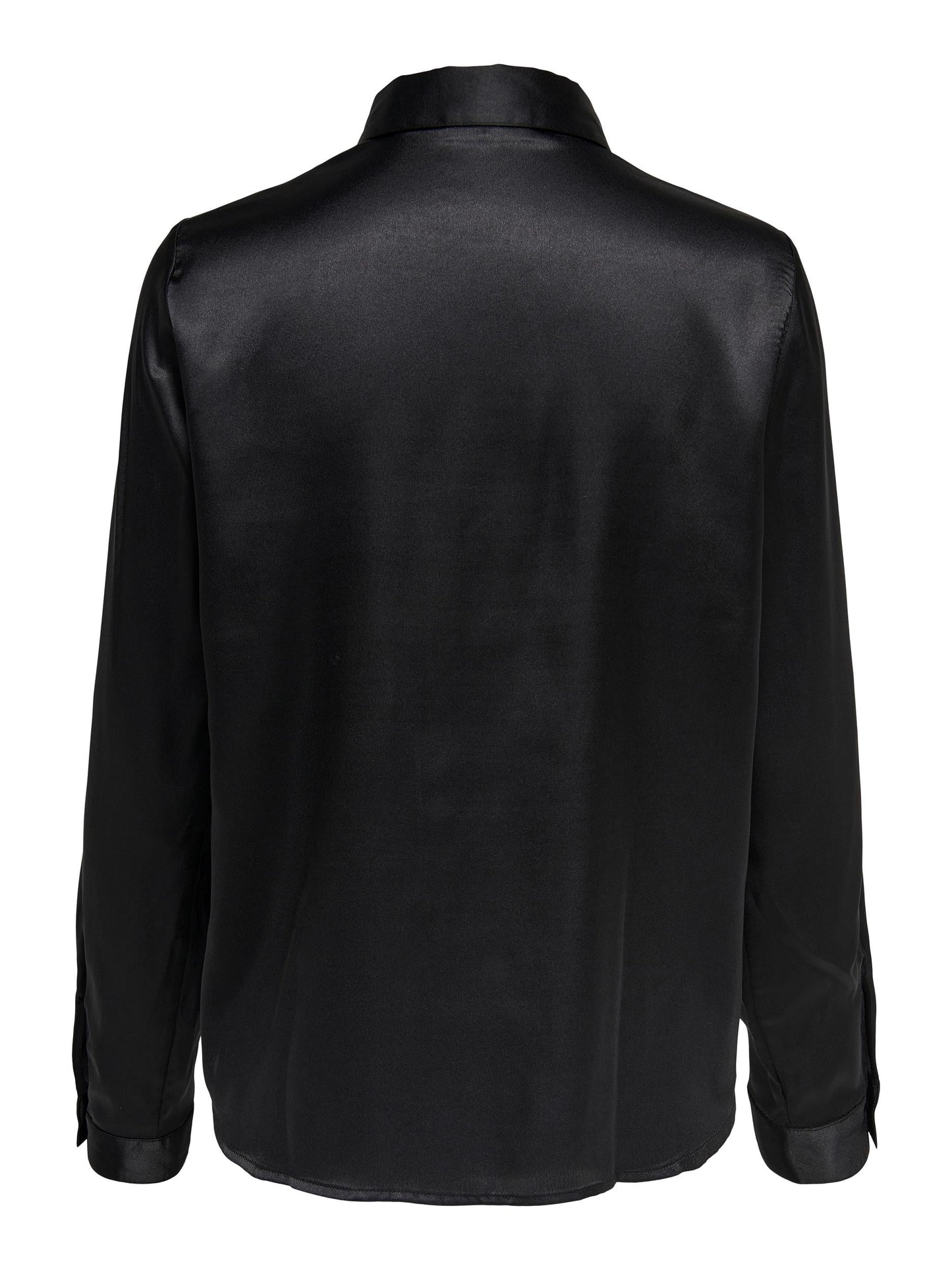 Black satin shirt