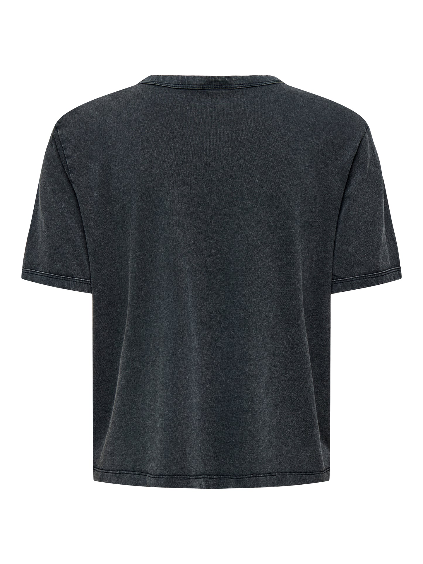 Washed Black T-shirt - True Trouble Maker Slogo