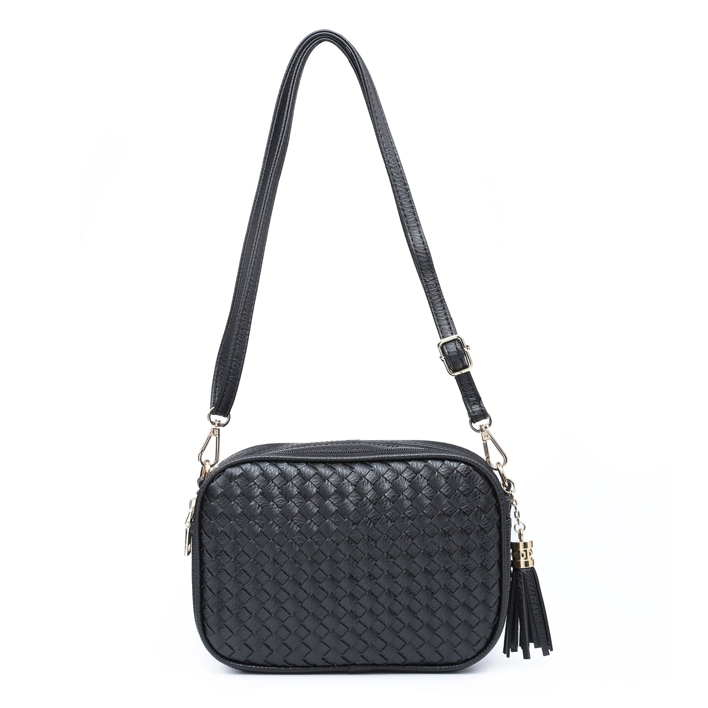 Black Woven Camera Bag