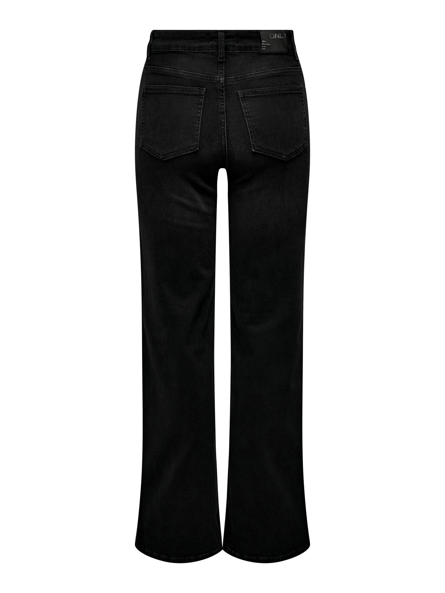 Black High Waisted Wide Leg Jeans