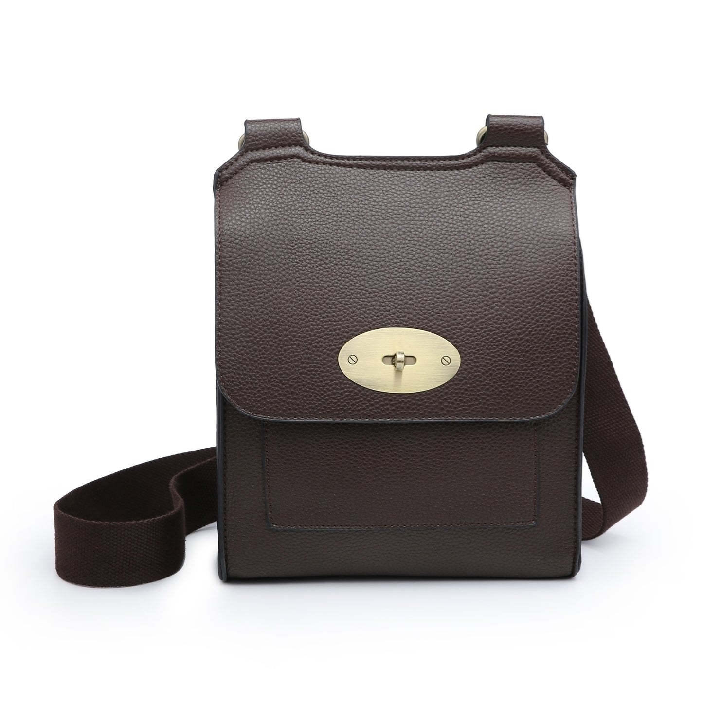 Chocolate Brown cross over shoulder bag