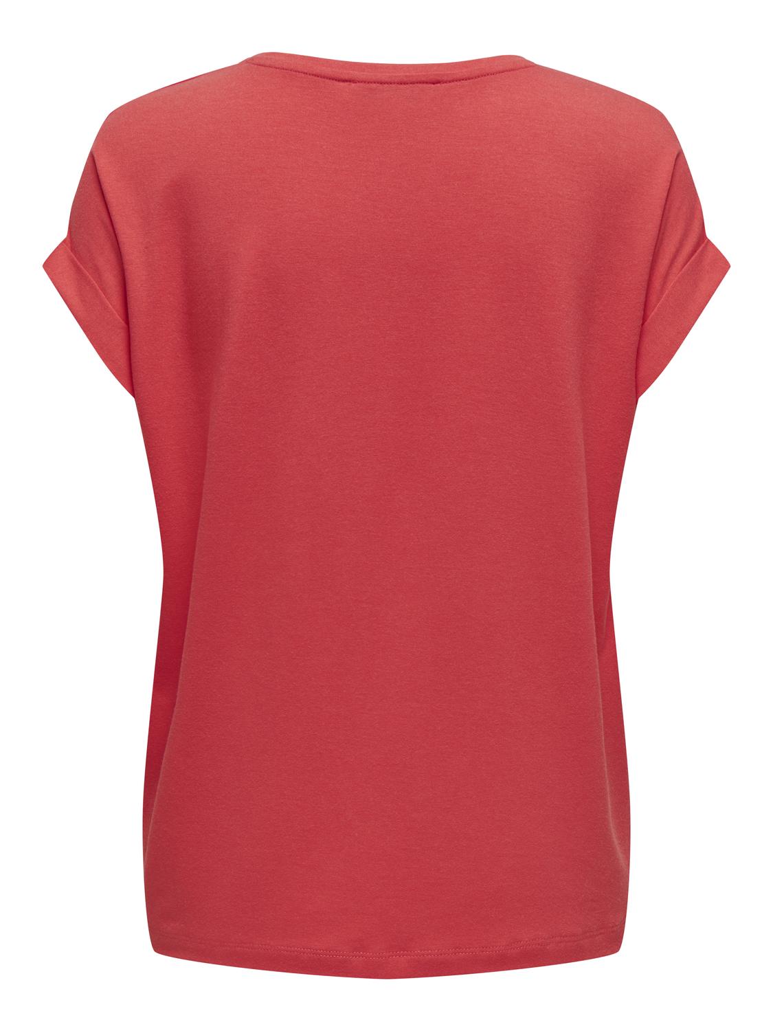 Coral relaxed fit T-shirt