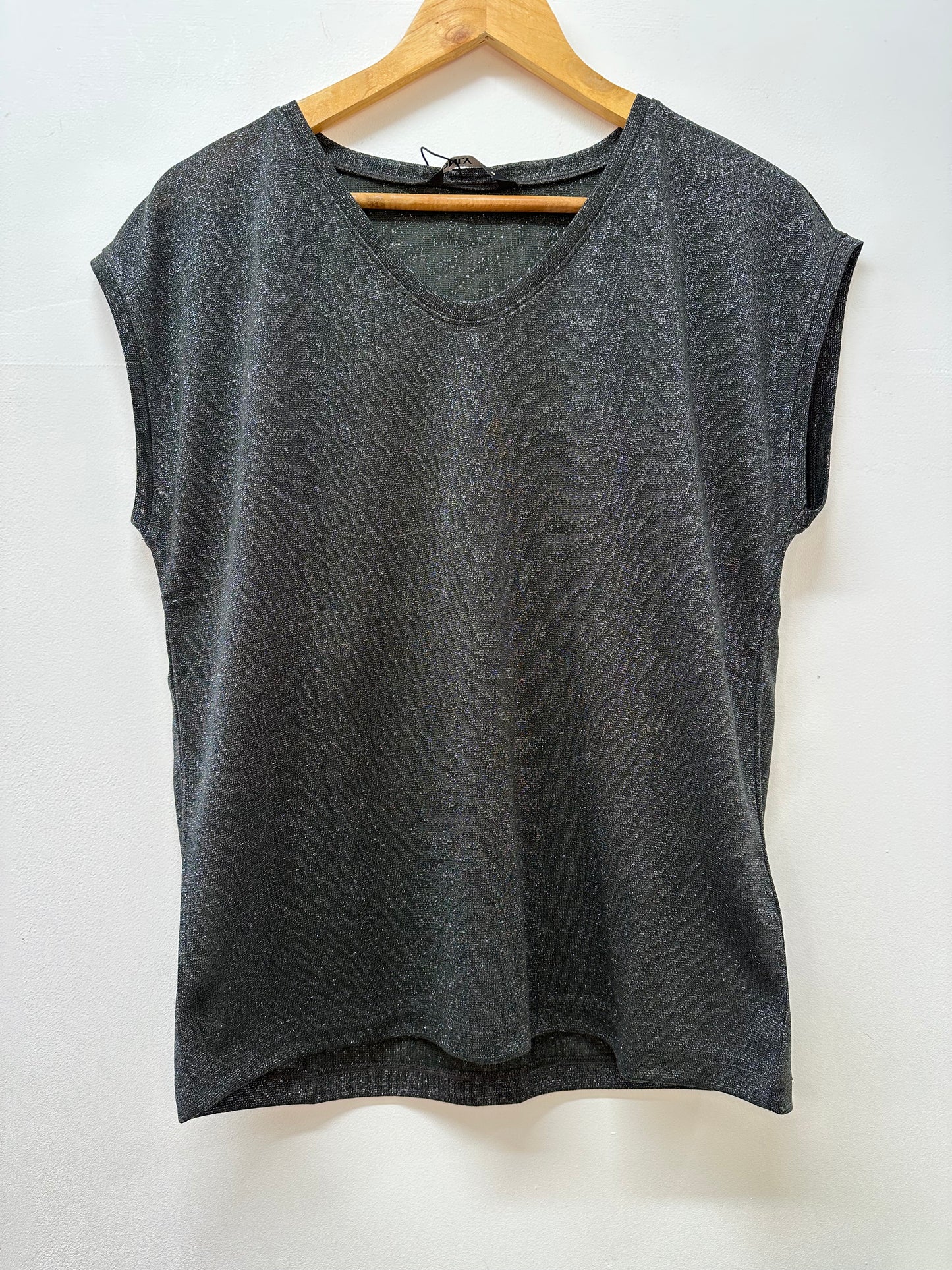 Silver lurex T-shirt