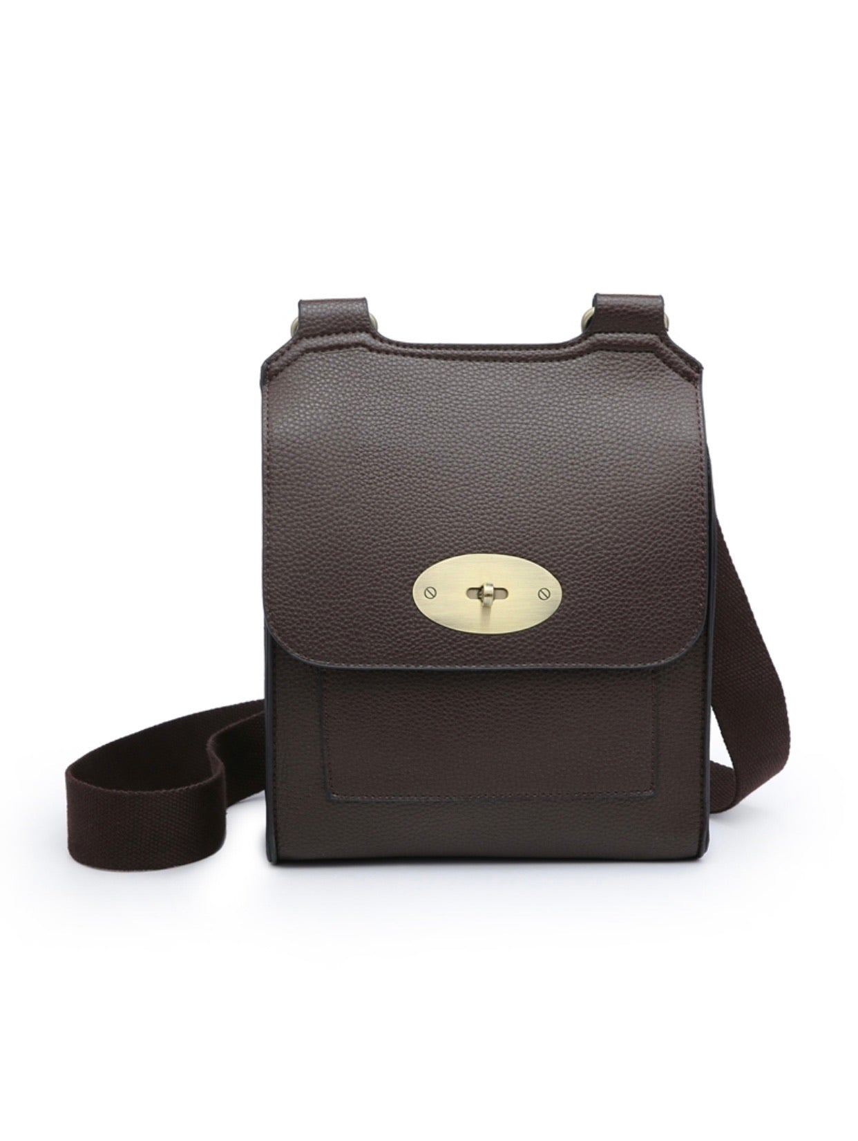 Chocolate Brown cross over shoulder bag