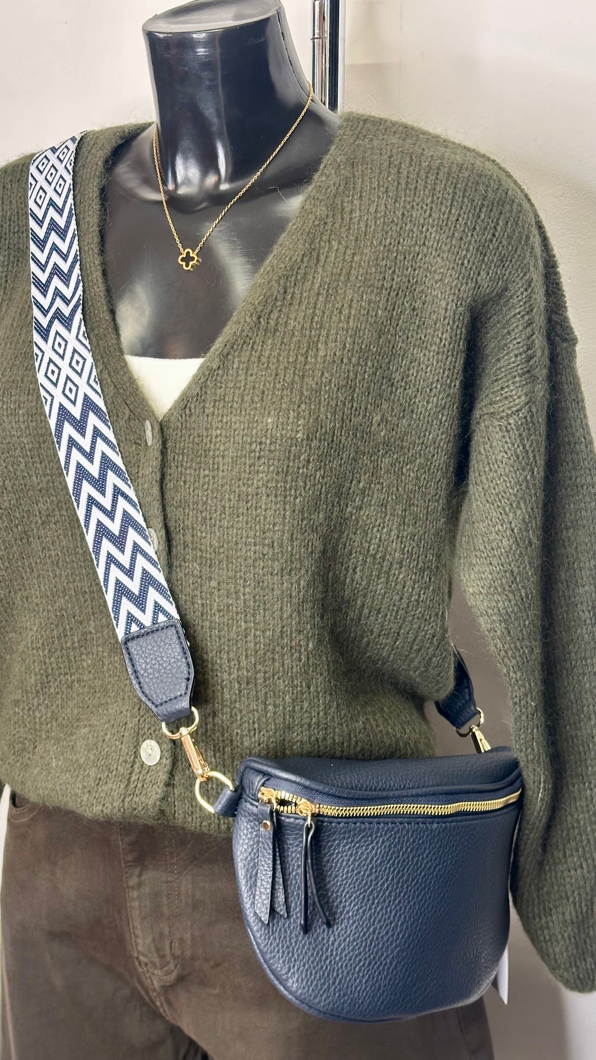 Side Body Bag - Navy