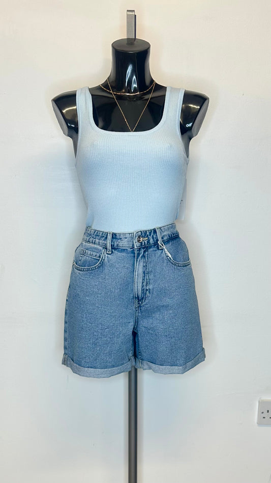 Ribbed Camisole - Blue Colour