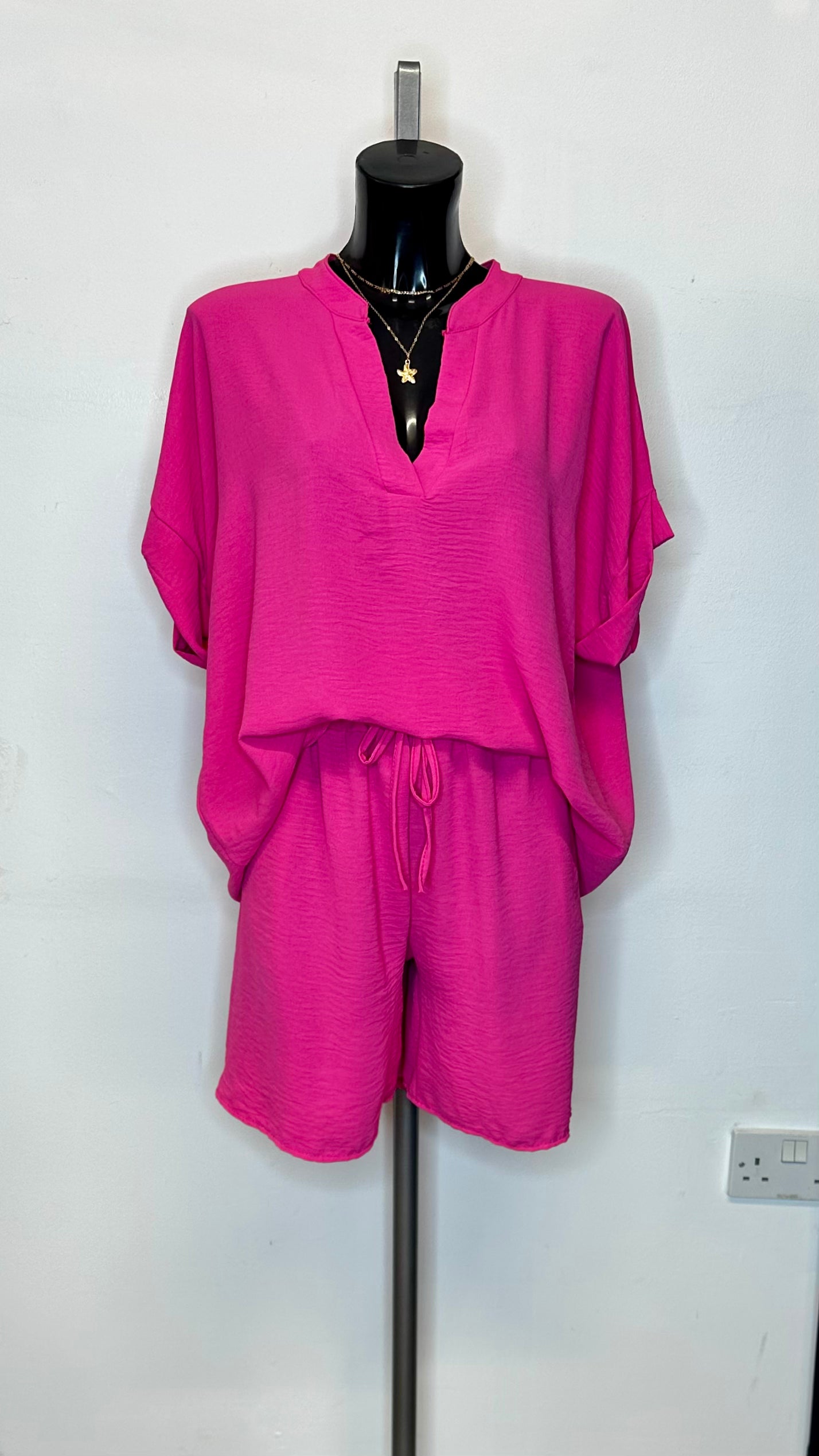 Short Set - Fuchsia