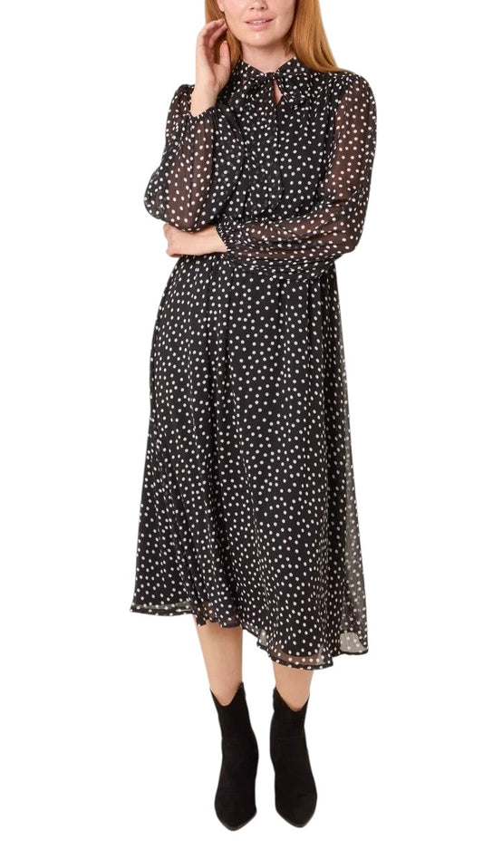 Polka Dot Midi Dress