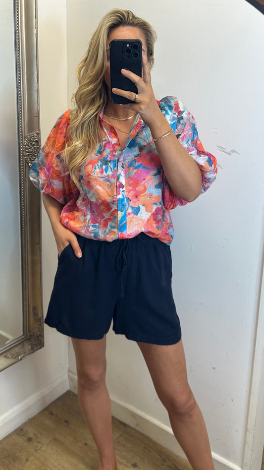 Floral Print Blouse