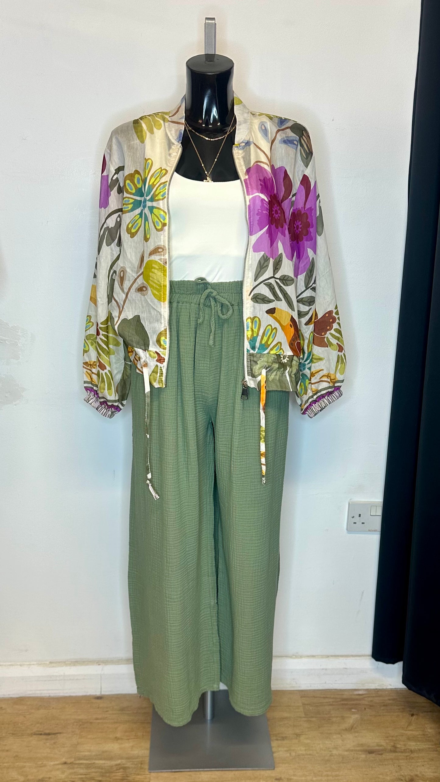 Sheer Multi-coloured Jacket