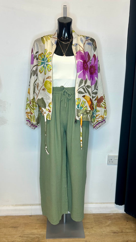 Sheer Multi-coloured Jacket