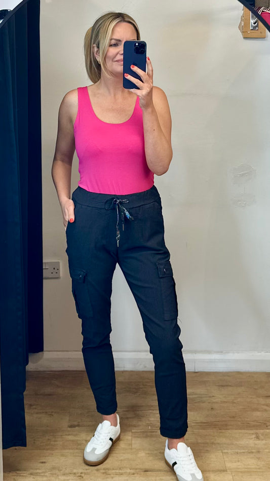 Fuchsia Vest Top