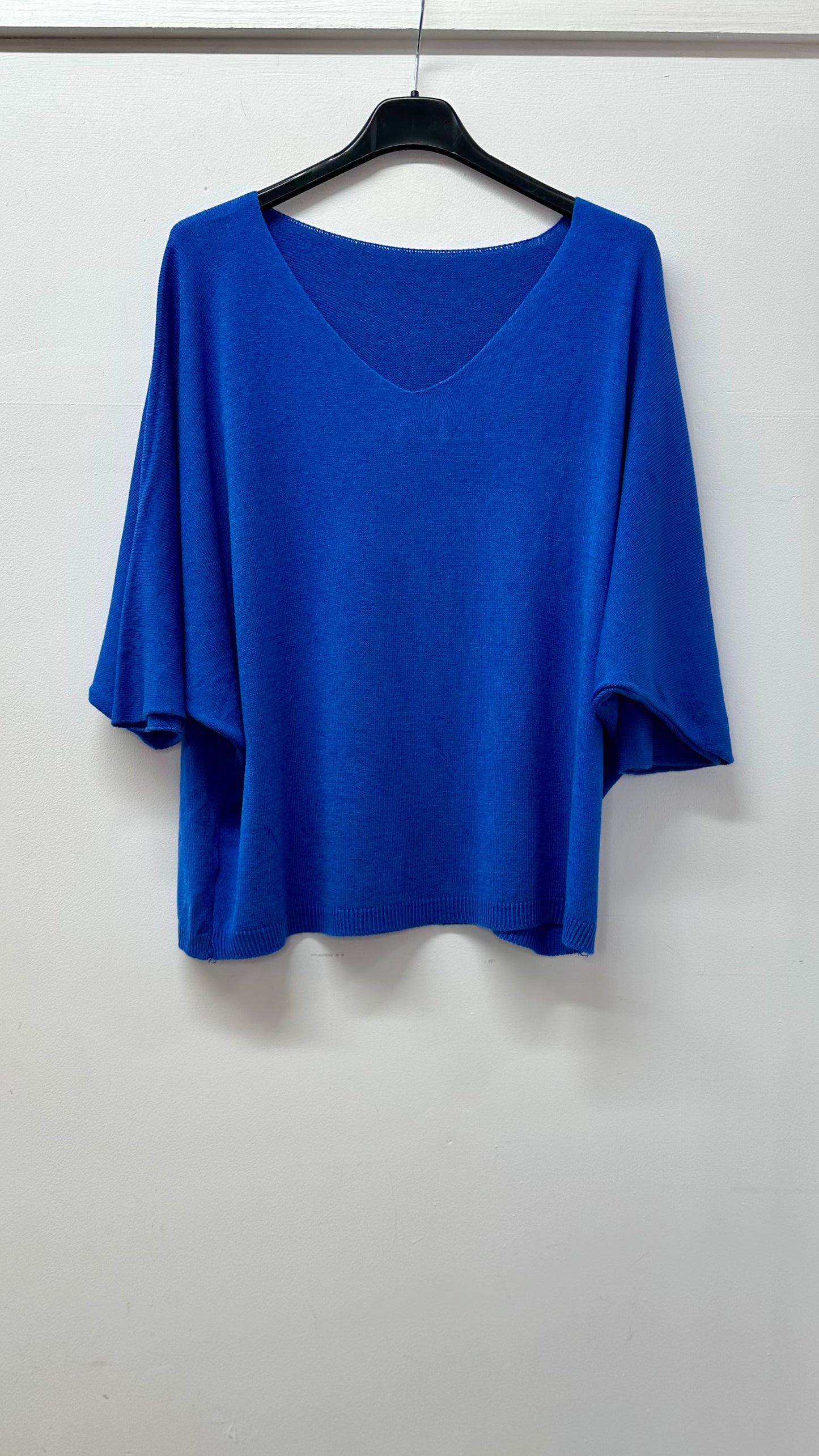 Royal Blue Fine Knit Top