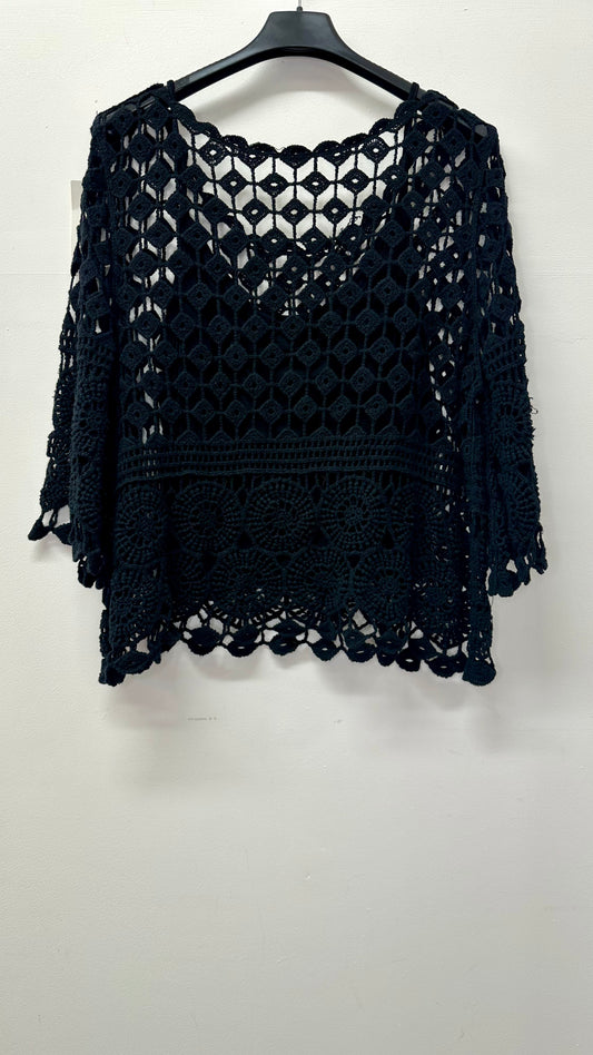 Crochet top - Black