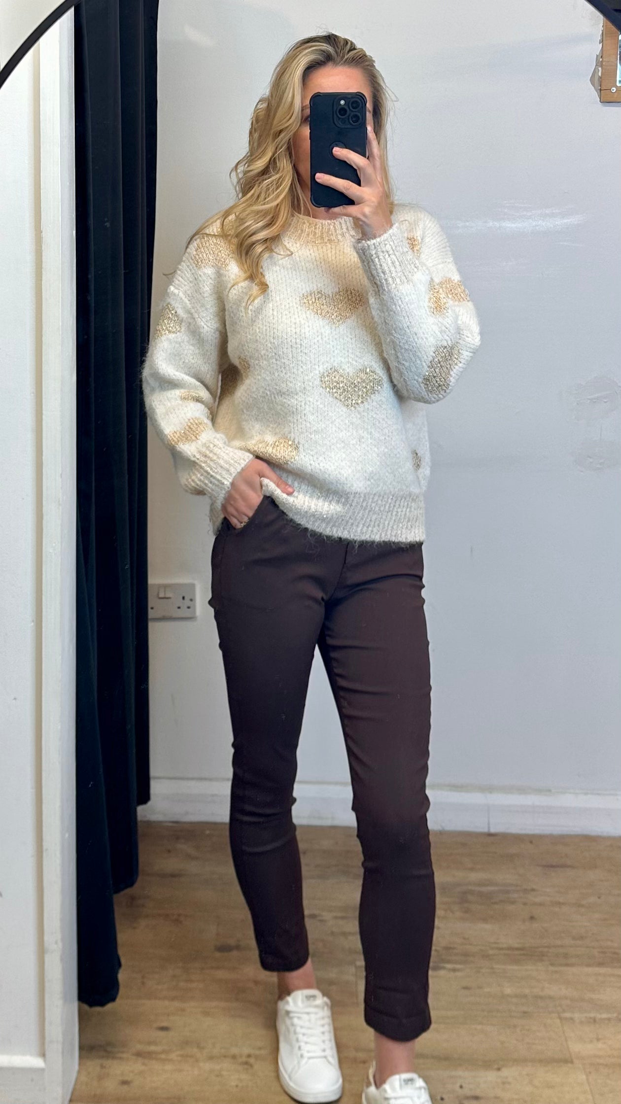 Brown Stretch Trousers