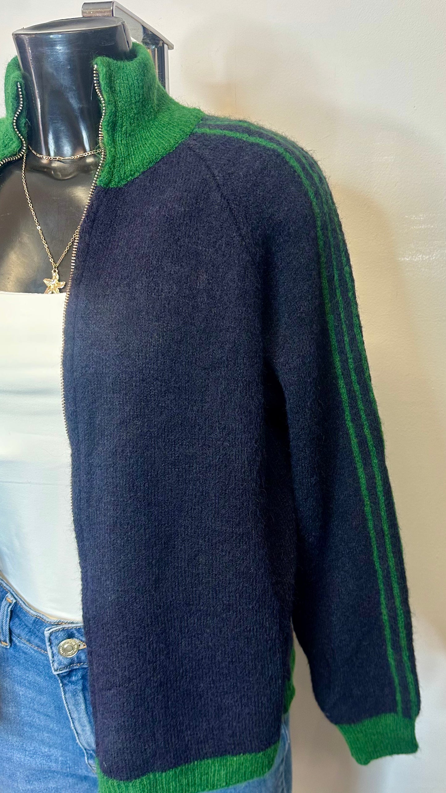 Stripe Knit Cardigan