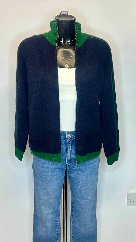 Stripe Knit Cardigan