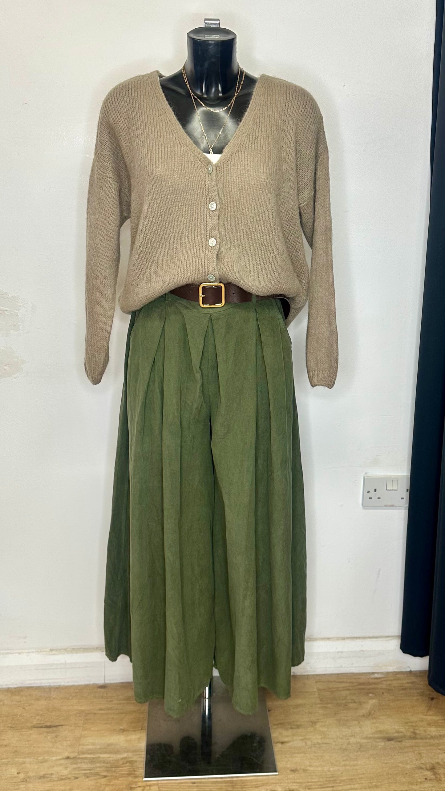 Mohair Cardigan - Mocha Colour