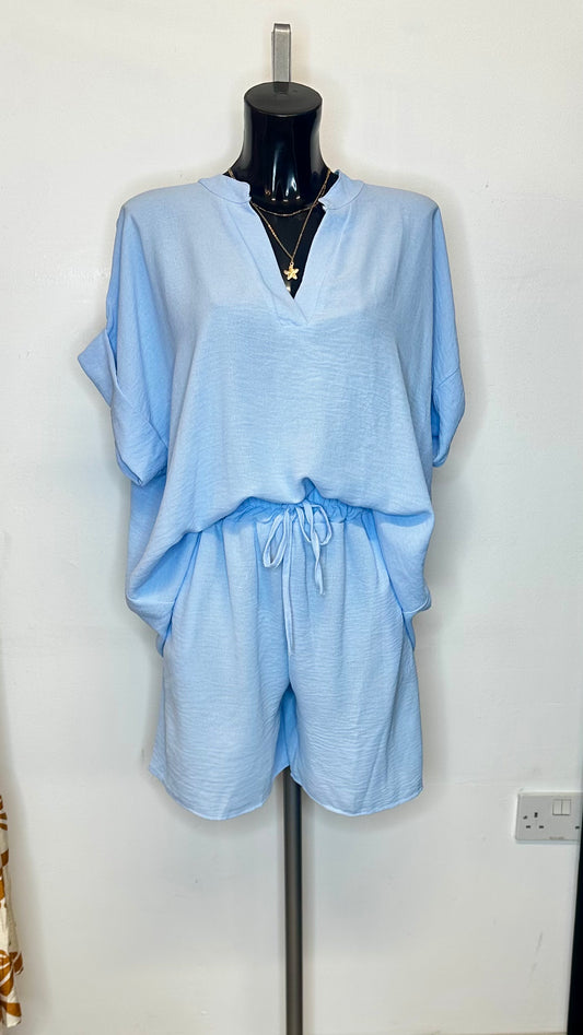 Short Set - Baby Blue