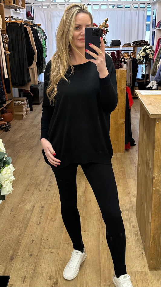 Black loungewear set