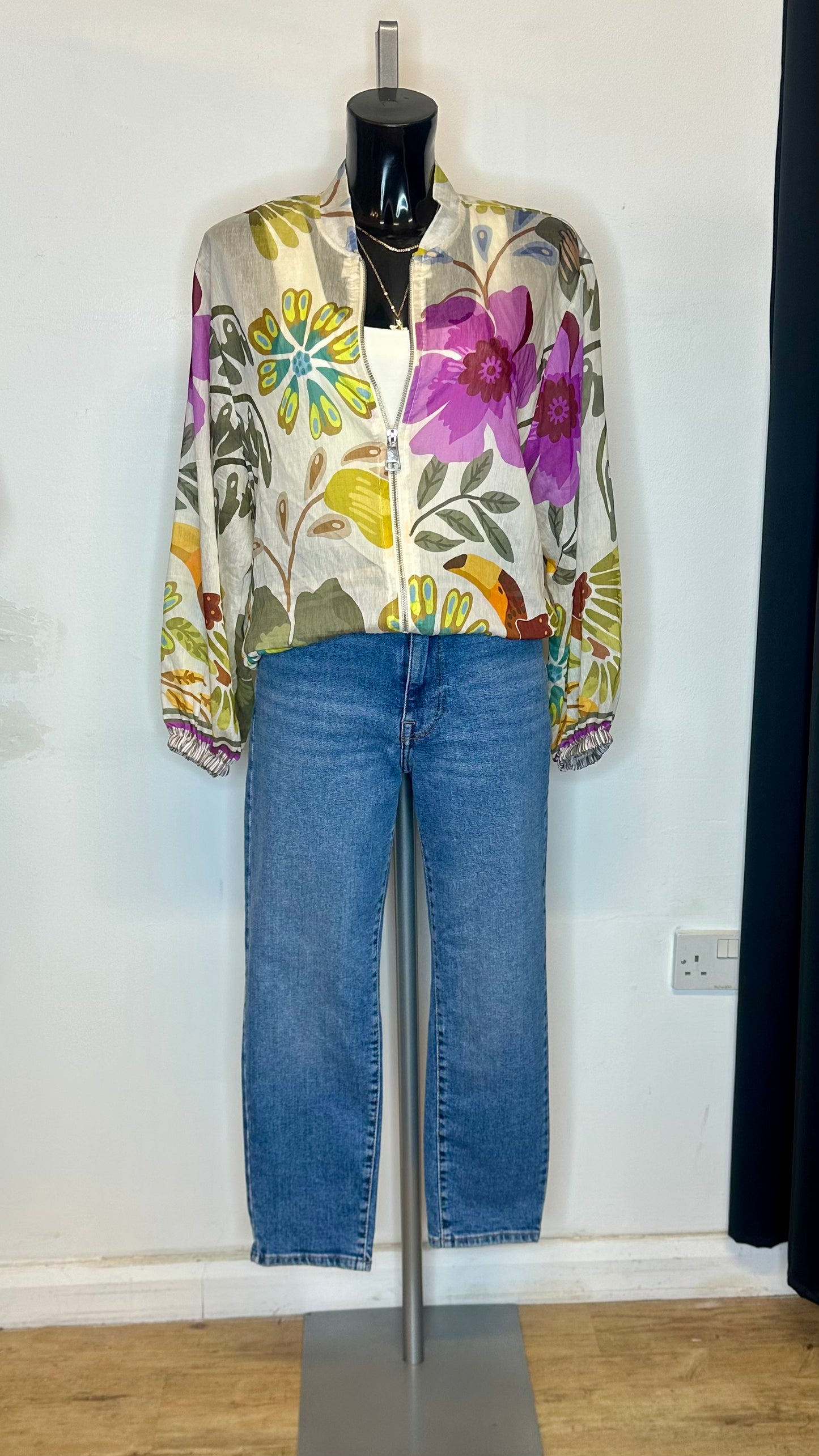 Sheer Multi-coloured Jacket