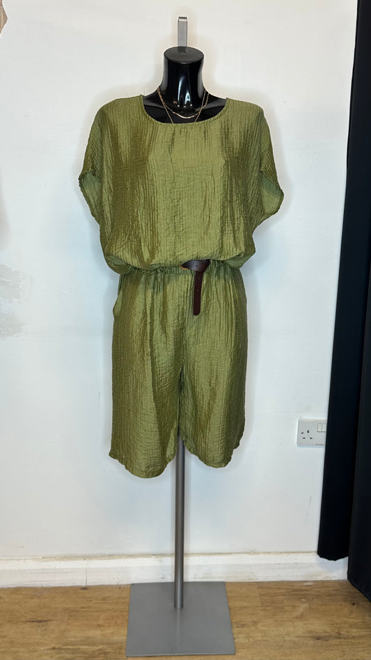 Khaki Co-Ord - Shorts