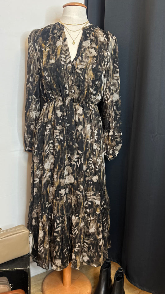 Diamante Chiffon Dress
