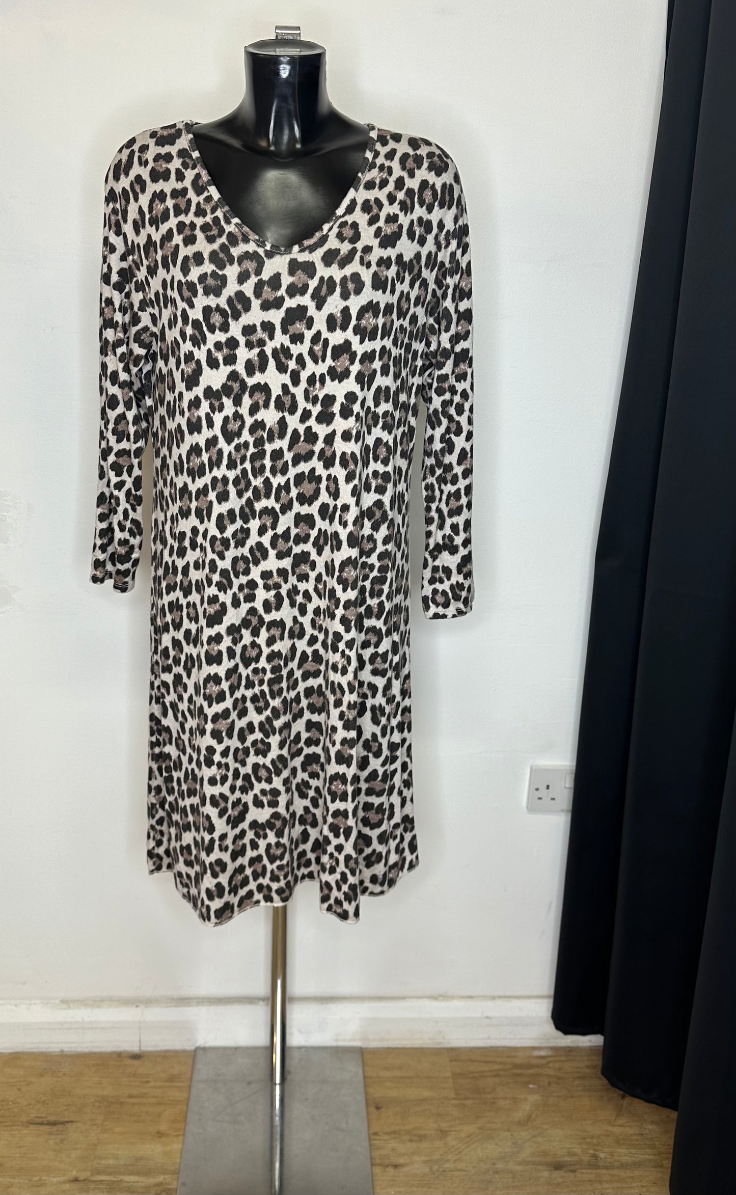 Animal print dress