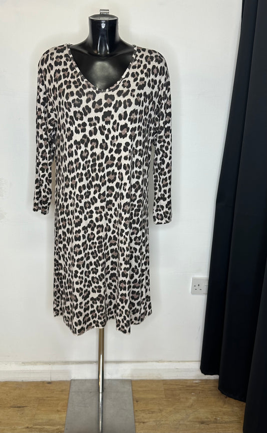 Animal print dress