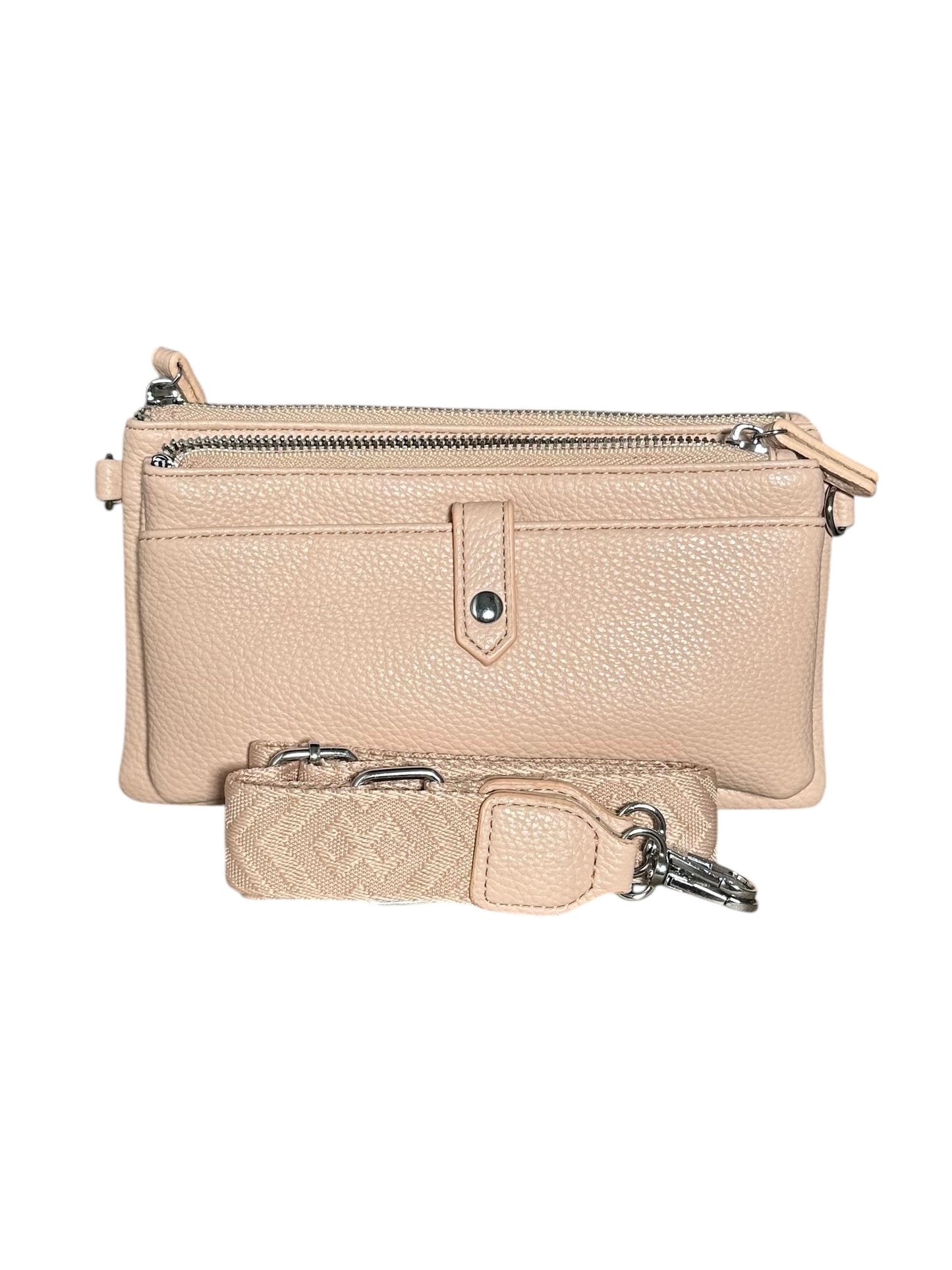 Pink crossbody phone purse