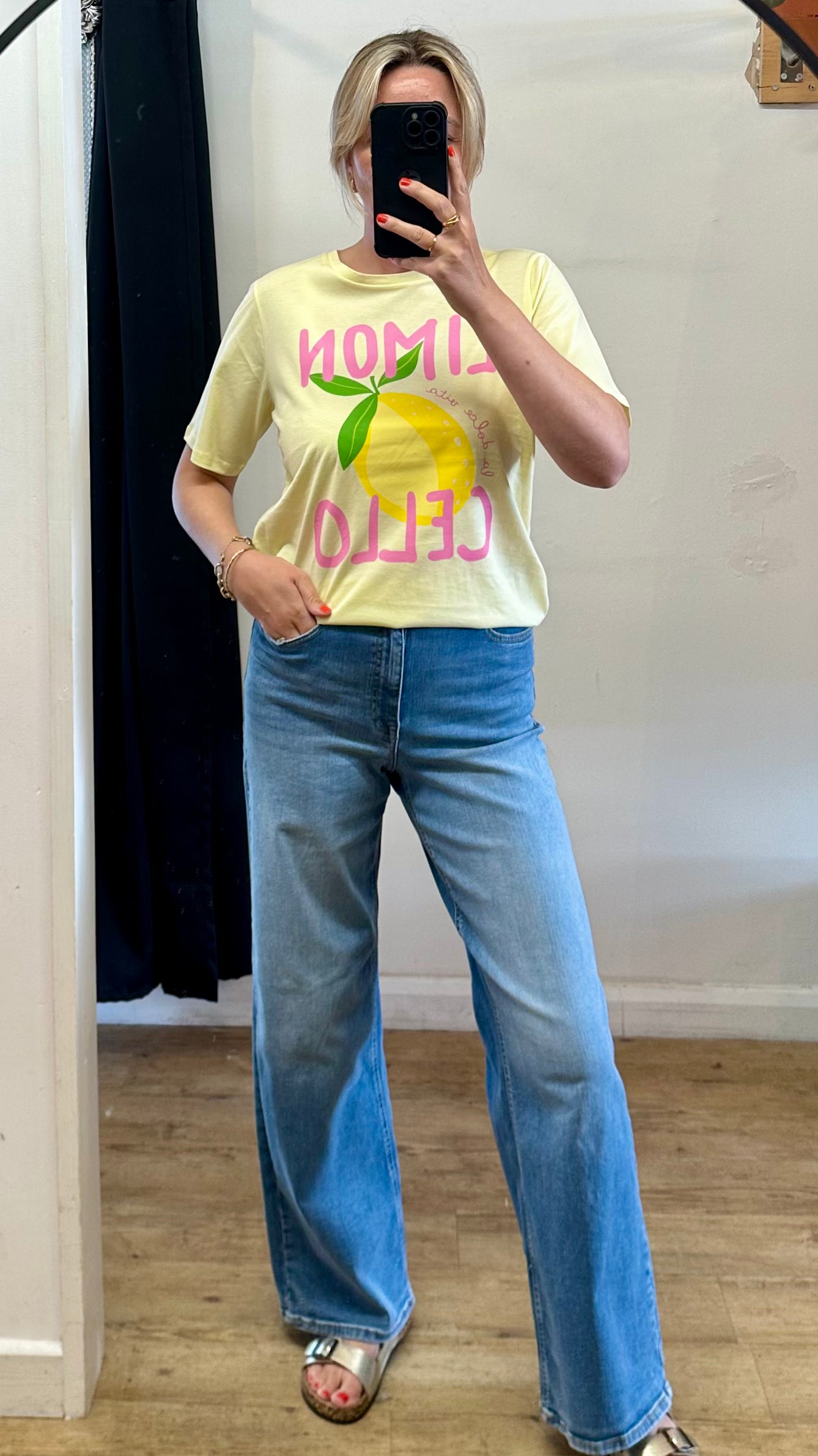 Pastel yellow T-shirt - Limon Cello