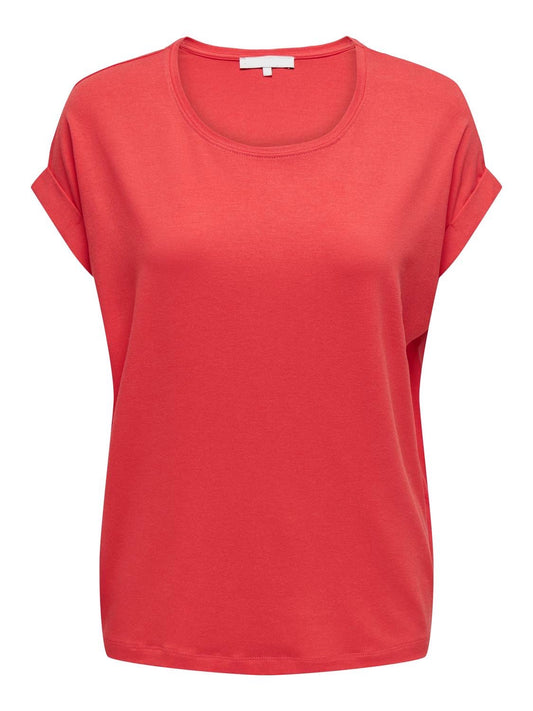 Coral relaxed fit T-shirt