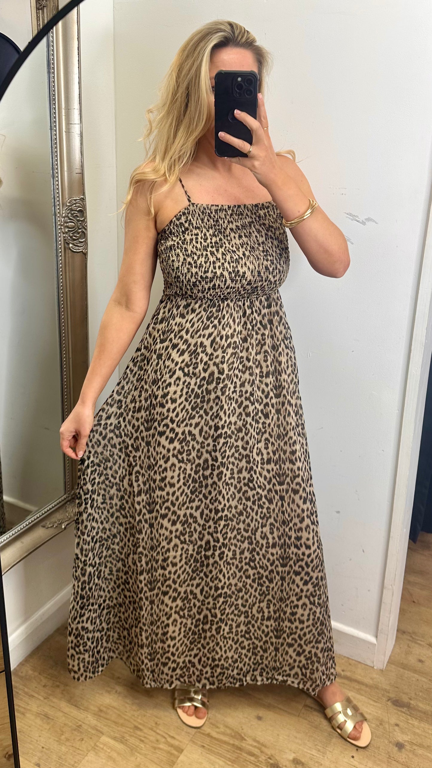 Animal Print Maxi Dress