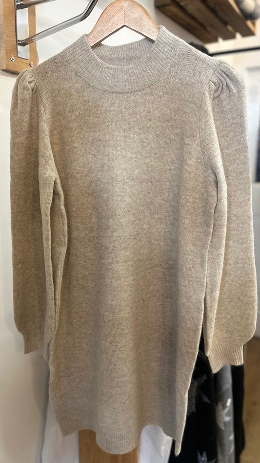 Jumper Dress - Neutral Colour