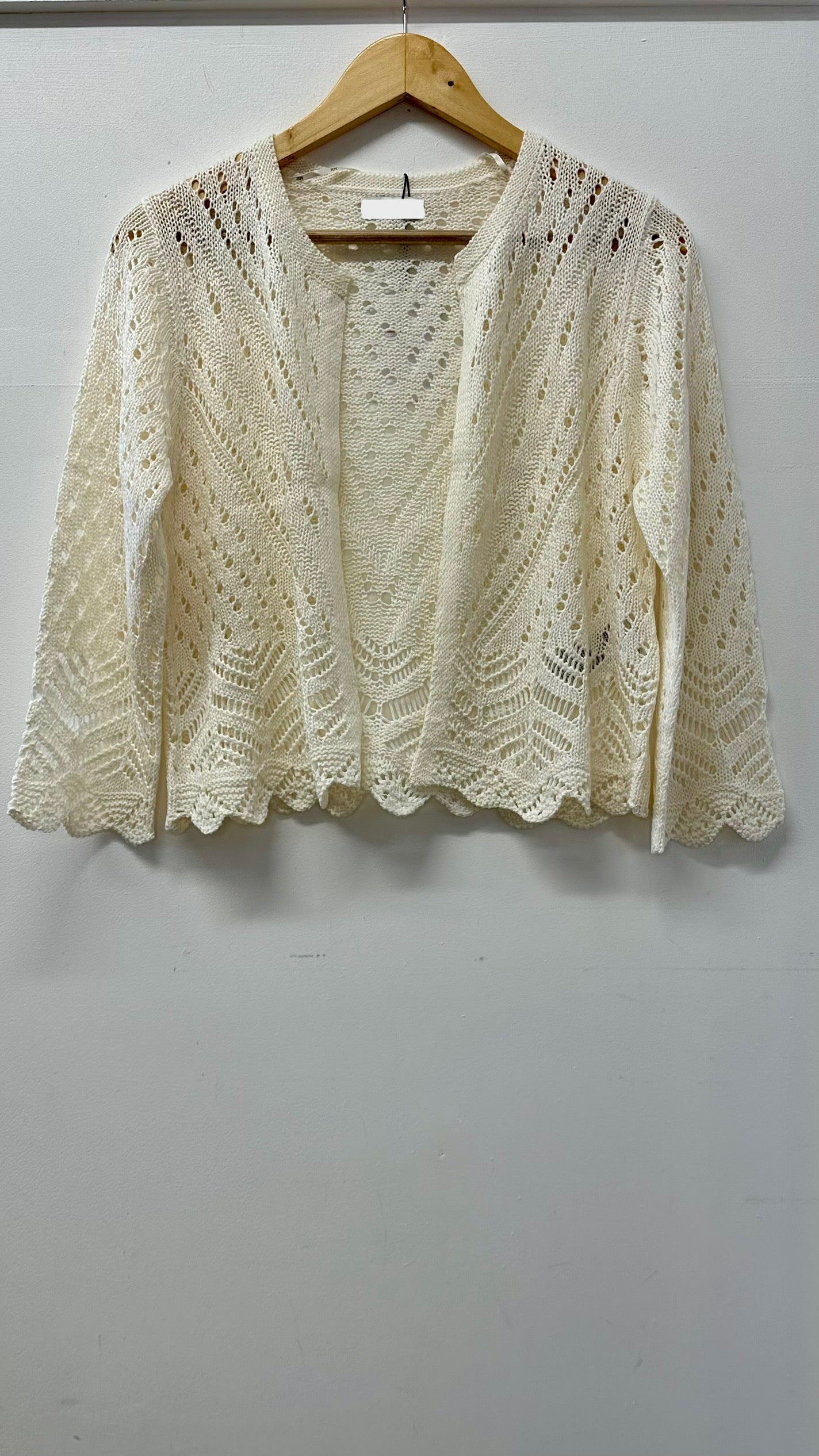 Cream Knitted Cardigan