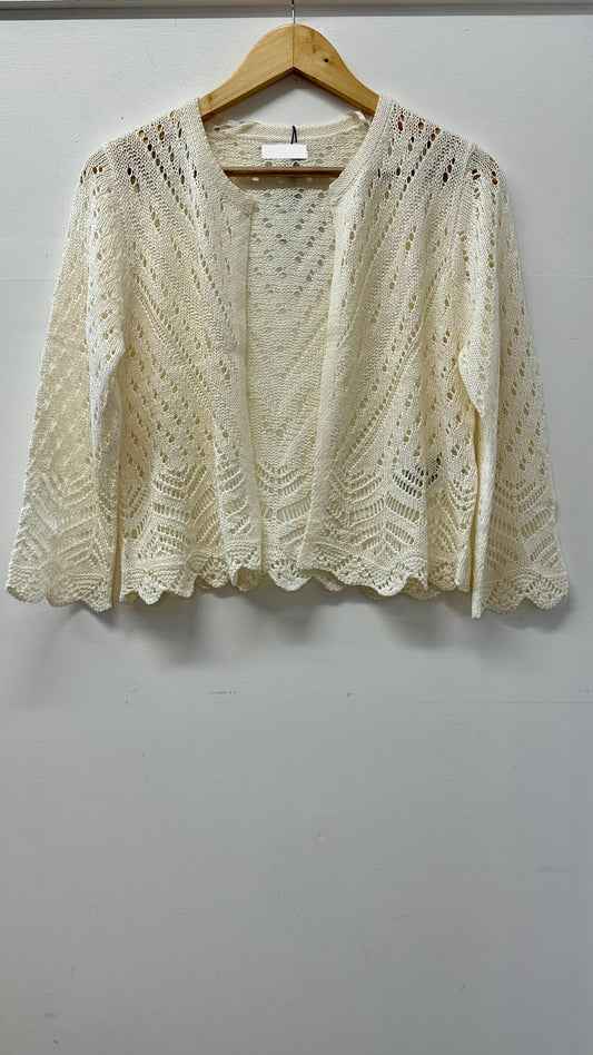 Cream Knitted Cardigan