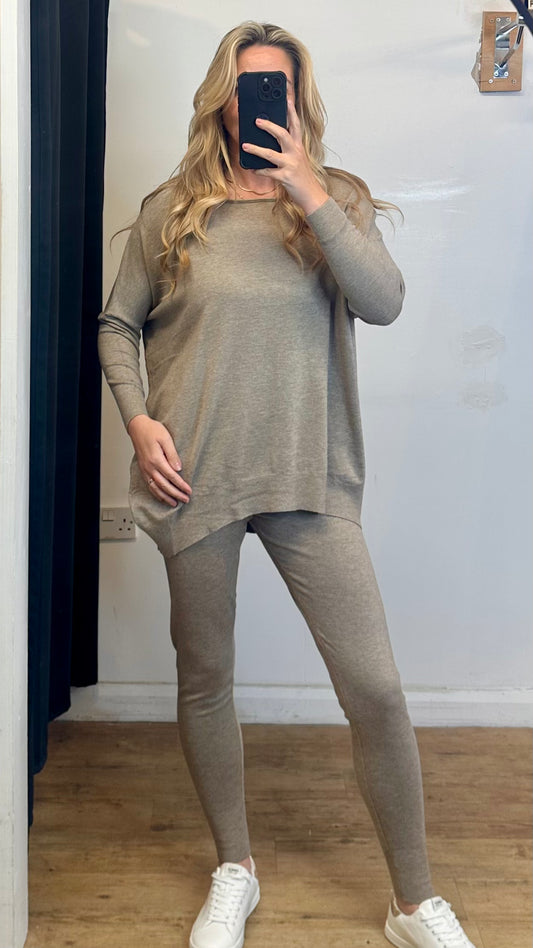 Mocha loungewear set