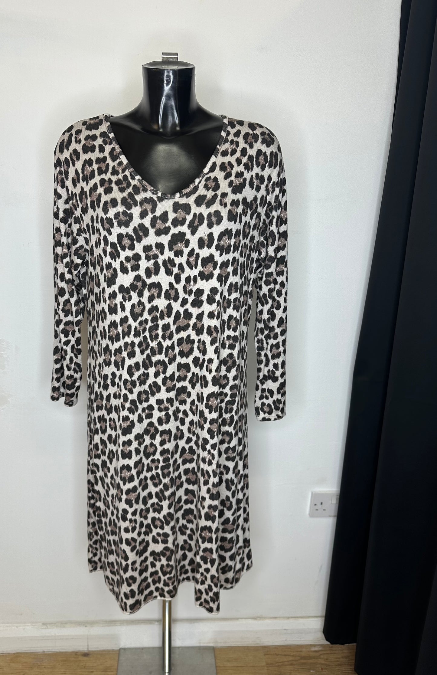 Animal print dress