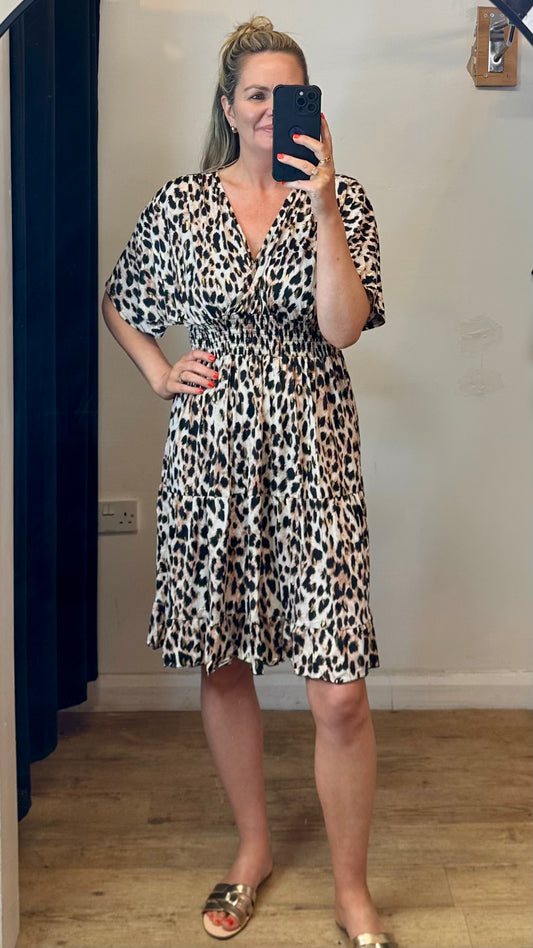 Animal print dress