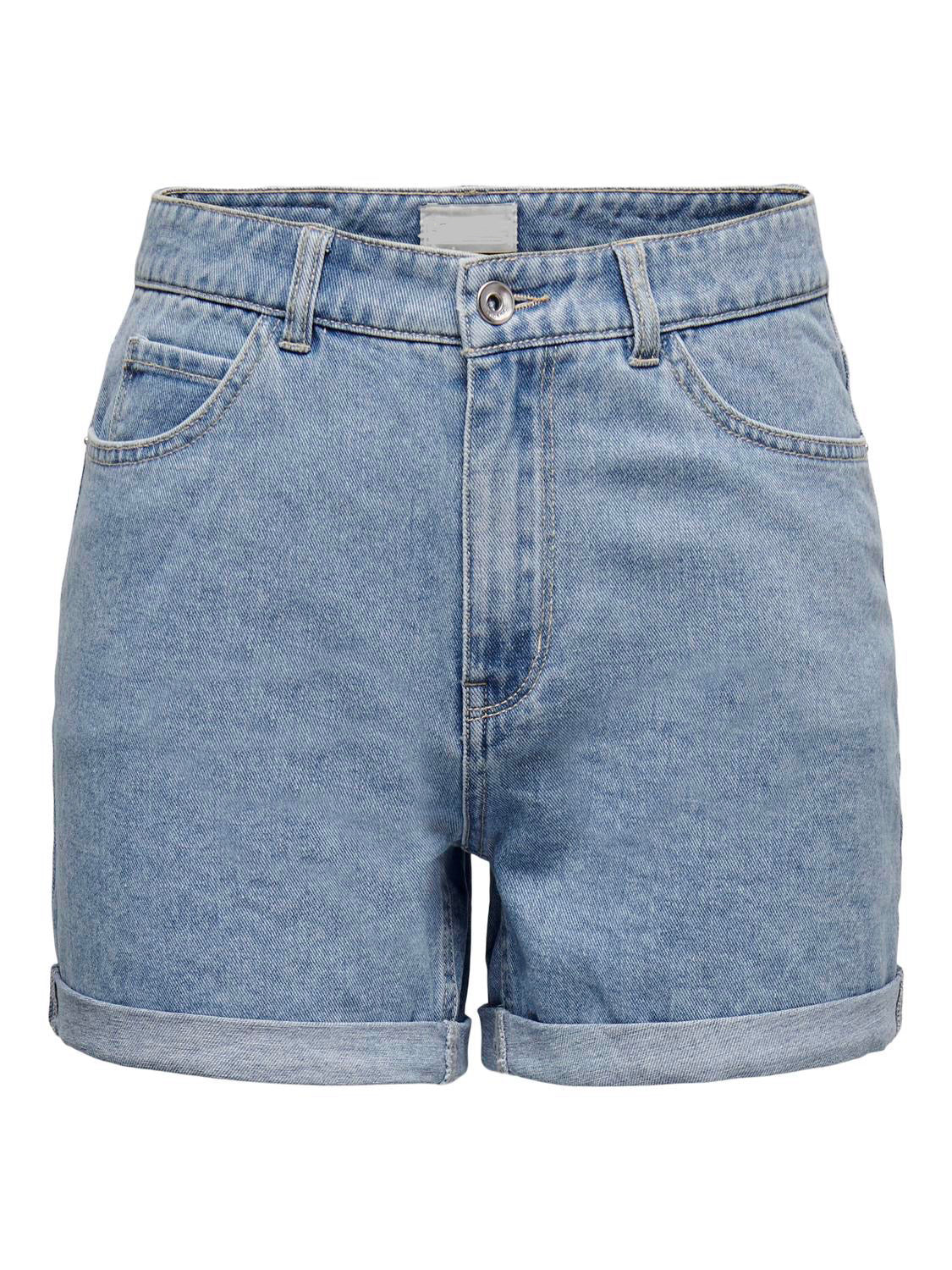 Denim Shorts - Light Blue