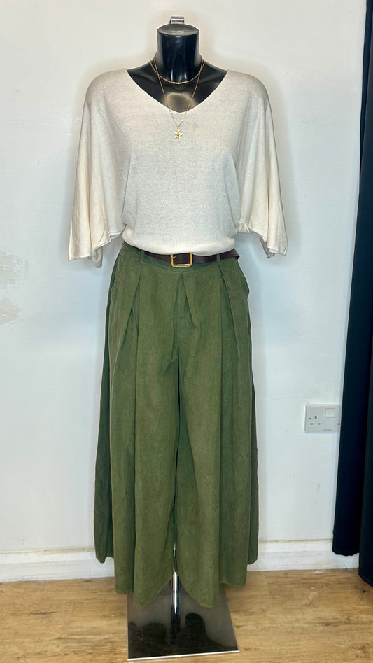 Fine Knit Top - White Colour